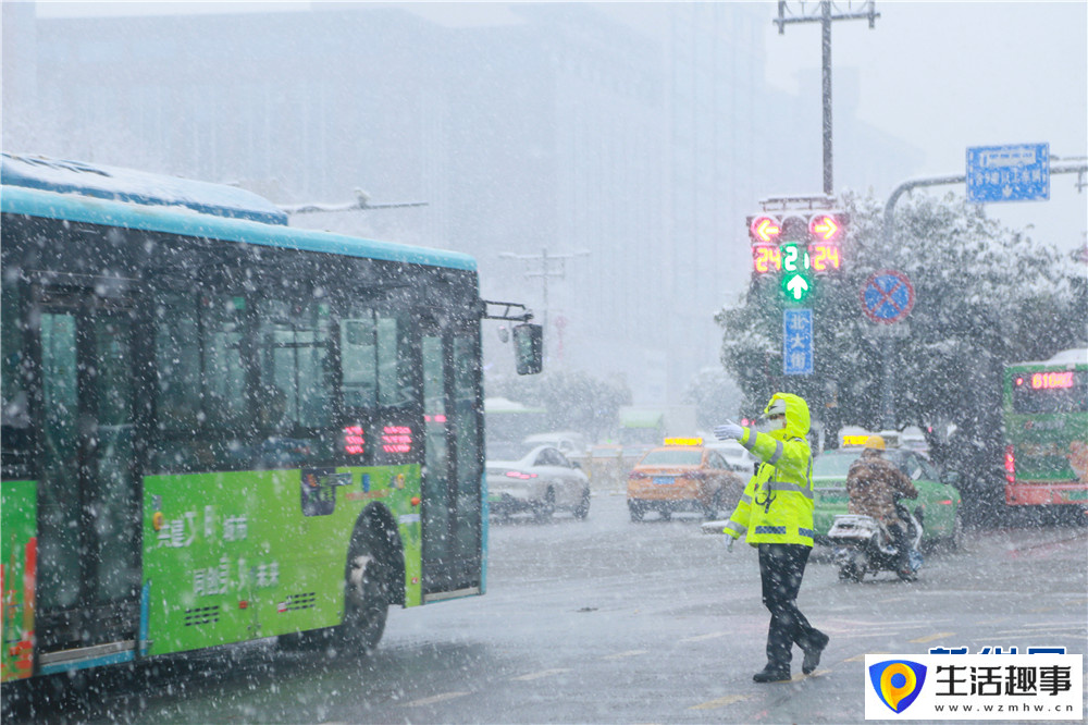 大雪纷飞 古城西安银装素裹(图2)