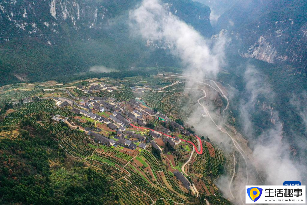 “天坑村”冬日美景(图4)