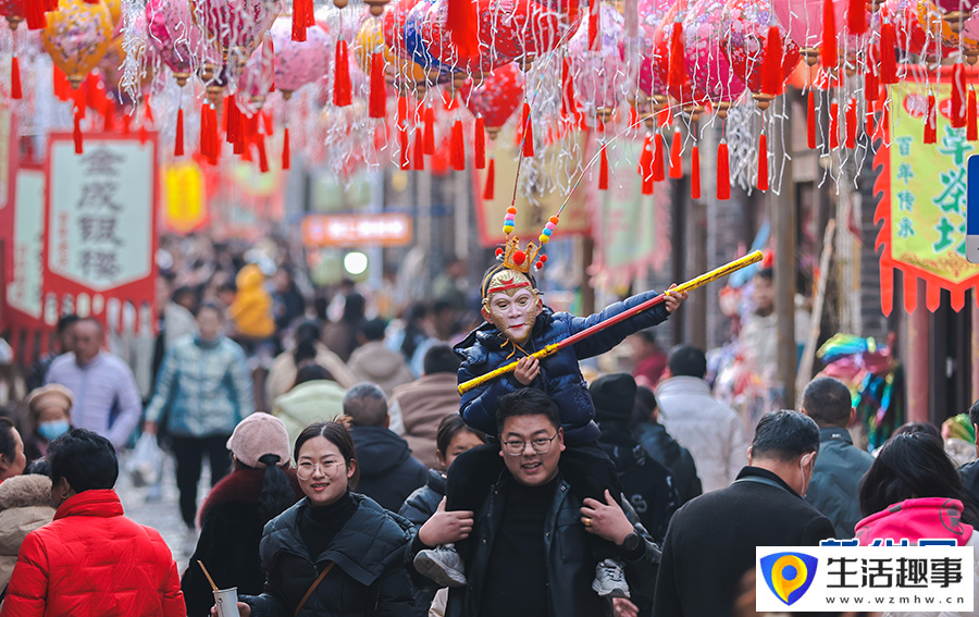 安徽淮北：张灯结彩年味浓(图3)