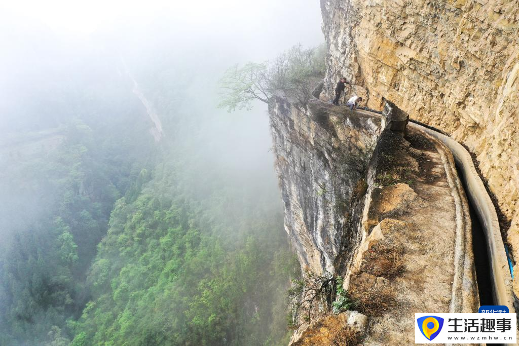 绝壁天渠上流淌的“生机”(图4)